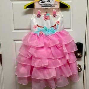 Girls Unicorn Dress